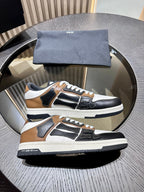 Amiri Leather Low-Top Fashion Sneakers - Casual Sports Shoes