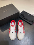 Amiri Leather Low-Top Fashion Sneakers - Casual Sports Shoes