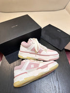 Men's Amiri Premium Leather Platform Mesh Shoes