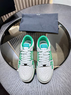 Amiri Leather Low-Top Fashion Sneakers - Casual Sports Shoes