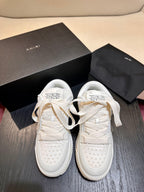 Men's Amiri Premium Leather Platform Mesh Shoes