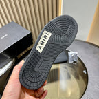 Amiri Leather Low-Top Fashion Sneakers - Casual Sports Shoes