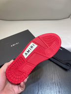 Amiri Leather Low-Top Fashion Sneakers - Casual Sports Shoes