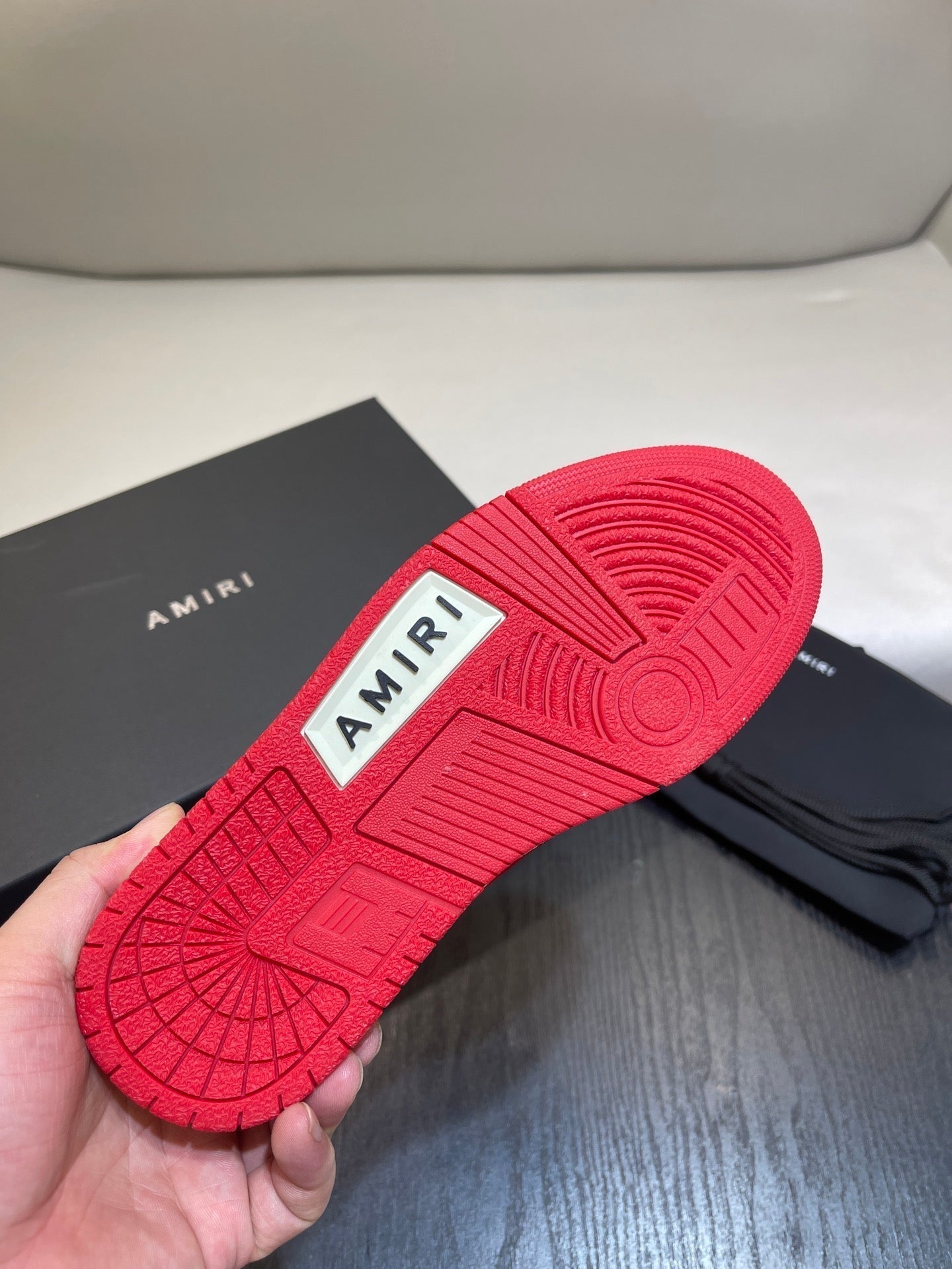 Amiri Leather Low-Top Fashion Sneakers - Casual Sports Shoes