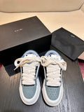 Men's Amiri Premium Leather Platform Mesh Shoes