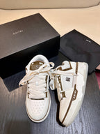 Men's Amiri Premium Leather Platform Mesh Shoes