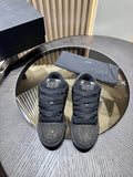 Men's Amiri Premium Leather Platform Mesh Shoes