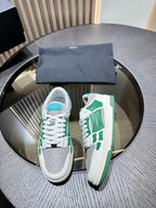 Amiri Leather Low-Top Fashion Sneakers - Casual Sports Shoes