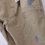 Men's Purple Denim Slim Fit Jeans Shorts Casual Straight Fit Summer Shorts 28-38