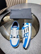 Amiri Leather Low-Top Fashion Sneakers - Casual Sports Shoes