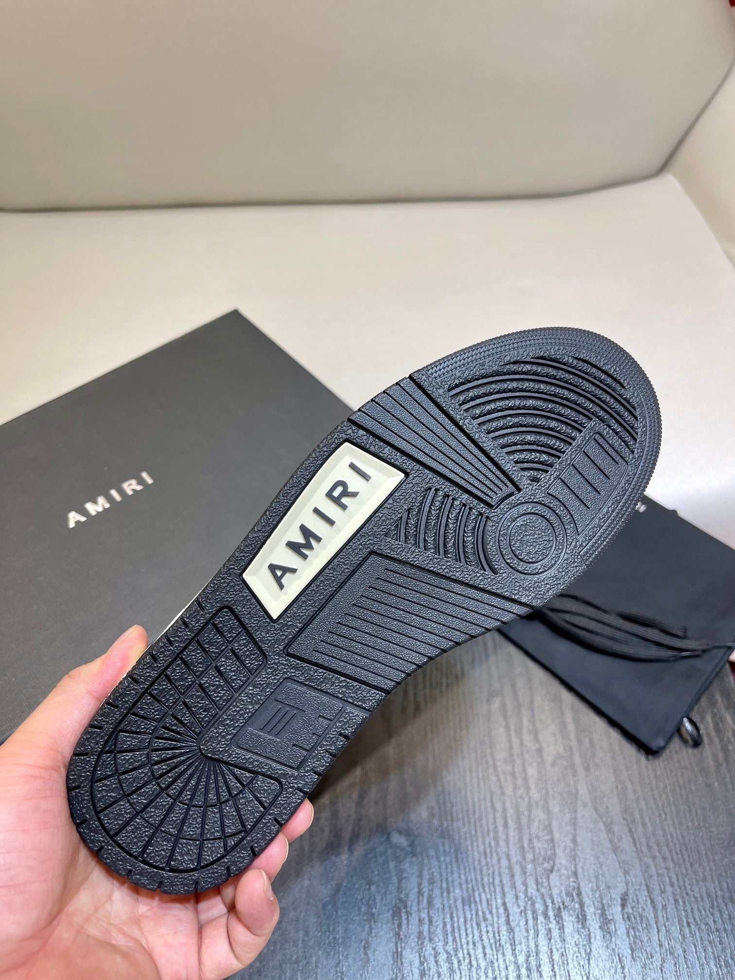 Amiri Leather High Top Sneakers Shoes