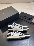 Amiri Leather Low-Top Fashion Sneakers - Casual Sports Shoes