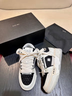 Men's Amiri Premium Leather Platform Mesh Shoes